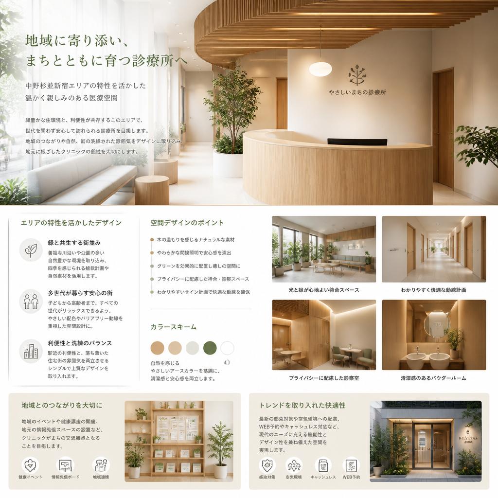 中野杉並新宿エリアに特化したデザイン