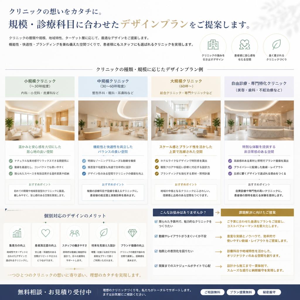 多様なニーズに応えるプランニング